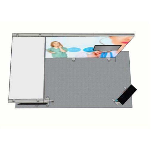 10ft Tall - 180x118 Luminary Display with Bridge on Left - Image 5