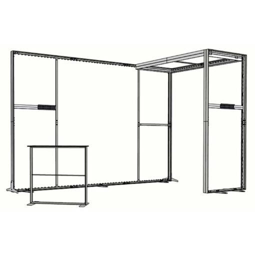 10ft Tall - 180x118 Luminary Display with Bridge on Left - Image 6