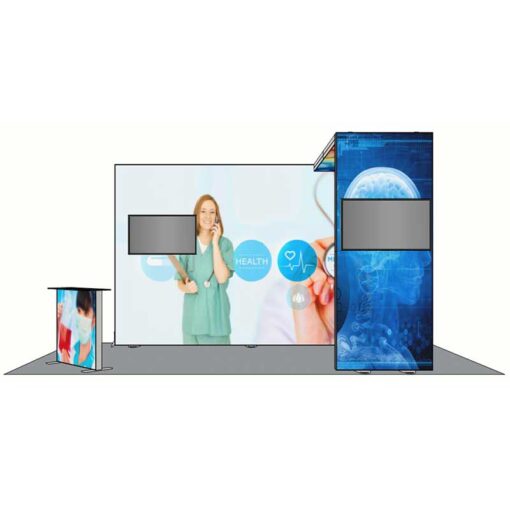 10ft Tall - 180x118 Luminary Display with Bridge on Right - Image 2