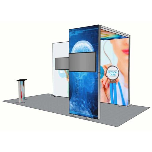 10ft Tall - 180x118 Luminary Display with Bridge on Right - Image 3