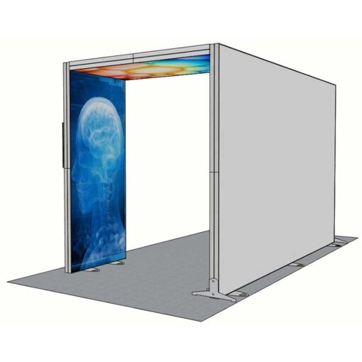 10ft Tall - 180x118 Luminary Display with Bridge on Right - Image 4