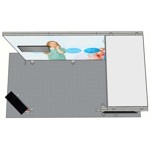 10ft Tall - 180x118 Luminary Display with Bridge on Right - Image 5