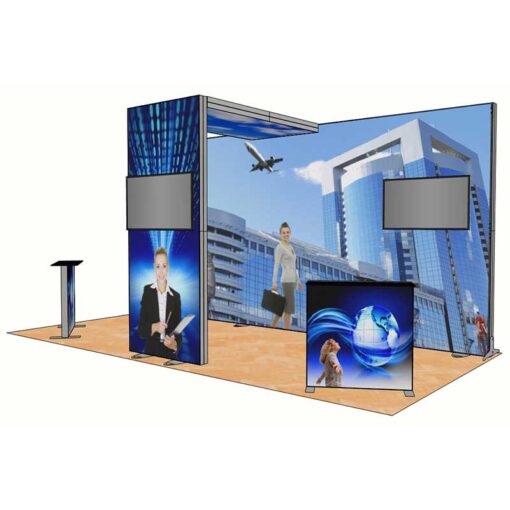 10ft Tall - 238x118 Luminary Display with  Bridge in the Center - Image 3