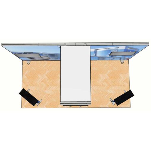10ft Tall - 238x118 Luminary Display with  Bridge in the Center - Image 5