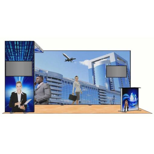 10ft Tall - 238x118 Luminary Display with Bridge on Left - Image 2