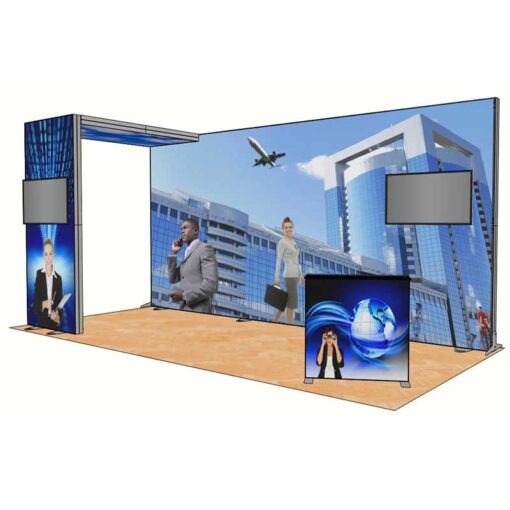 10ft Tall - 238x118 Luminary Display with Bridge on Left - Image 3