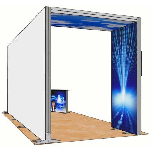 10ft Tall - 238x118 Luminary Display with Bridge on Left - Image 4