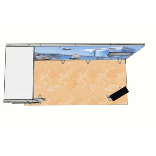 10ft Tall - 238x118 Luminary Display with Bridge on Left - Image 5