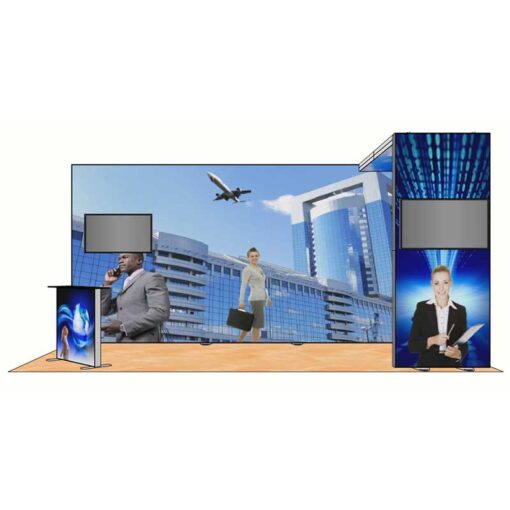 10ft Tall - 238x118 Luminary Display with Bridge on Right - Image 2