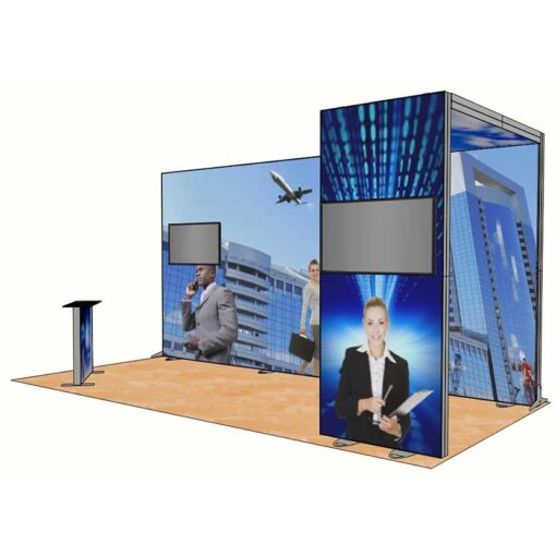 10ft Tall - 238x118 Luminary Display with Bridge on Right - Image 3