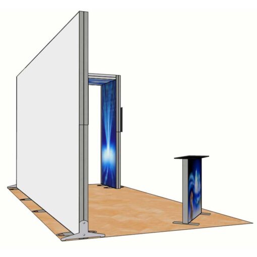 10ft Tall - 238x118 Luminary Display with Bridge on Right - Image 4