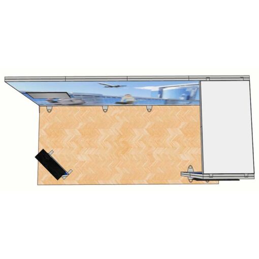 10ft Tall - 238x118 Luminary Display with Bridge on Right - Image 5