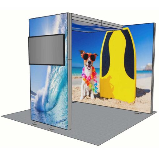 8ft Tall - 118x96 Luminary Display with  Bridge in the Center - Image 3