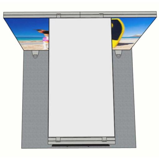 8ft Tall - 118x96 Luminary Display with  Bridge in the Center - Image 5