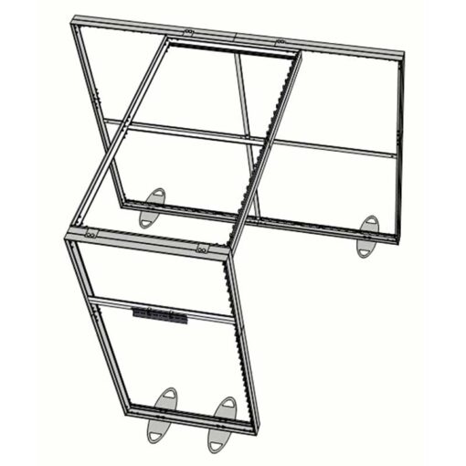 8ft Tall - 118x96 Luminary Display with  Bridge in the Center - Image 7