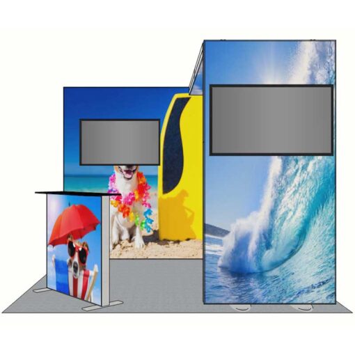 8ft Tall - 118x96 Luminary Display with  Bridge on Right - Image 2