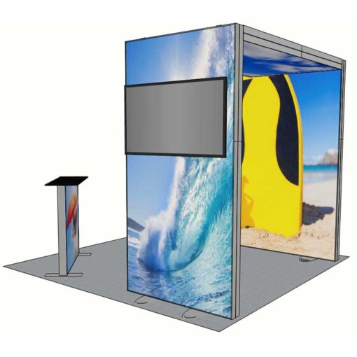 8ft Tall - 118x96 Luminary Display with  Bridge on Right - Image 3