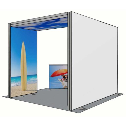 8ft Tall - 118x96 Luminary Display with  Bridge on Right - Image 4