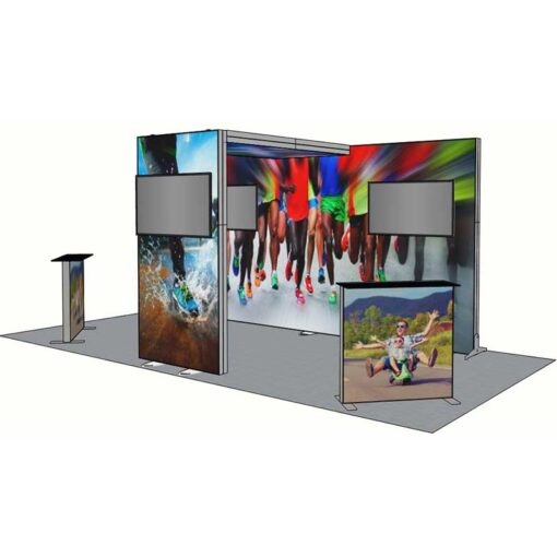 8ft Tall - 180x96 Luminary Display with  Bridge in the Center - Image 3