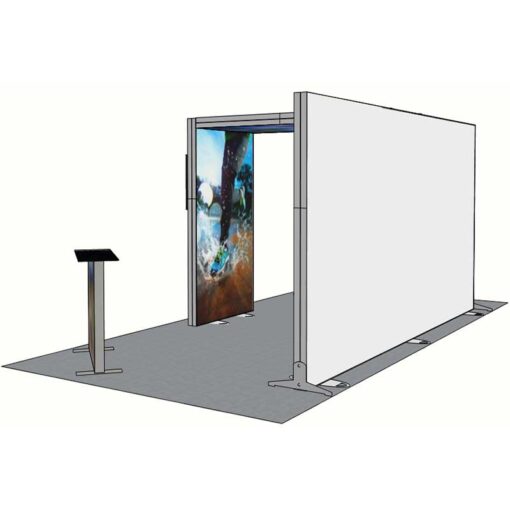 8ft Tall - 180x96 Luminary Display with  Bridge in the Center - Image 4