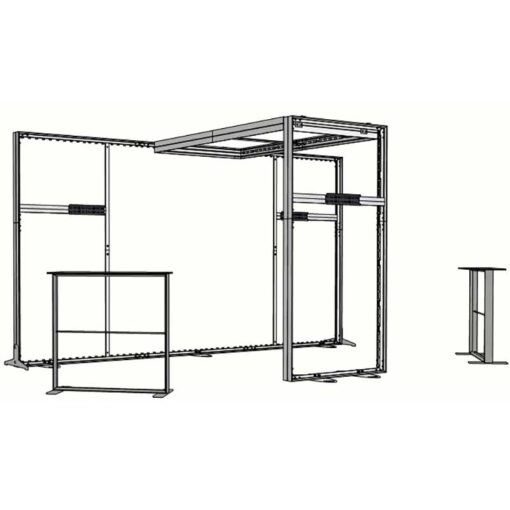 8ft Tall - 180x96 Luminary Display with  Bridge in the Center - Image 6