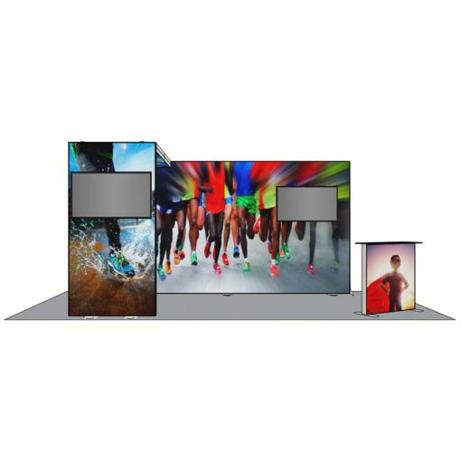 8ft Tall - 180x96 Luminary Display with  Bridge on Left - Image 2