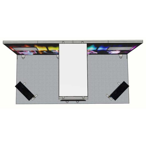 8ft Tall -238x96 Luminary Display with  Bridge in the Center - Image 5