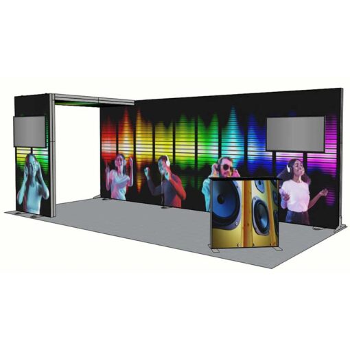 8ft Tall - 238x96 Luminary Display with Bridge on Left - Image 3