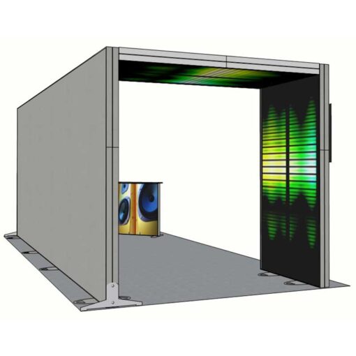 8ft Tall - 238x96 Luminary Display with Bridge on Left - Image 4