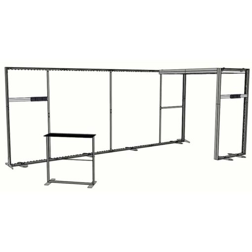 8ft Tall - 238x96 Luminary Display with Bridge on Right - Image 6