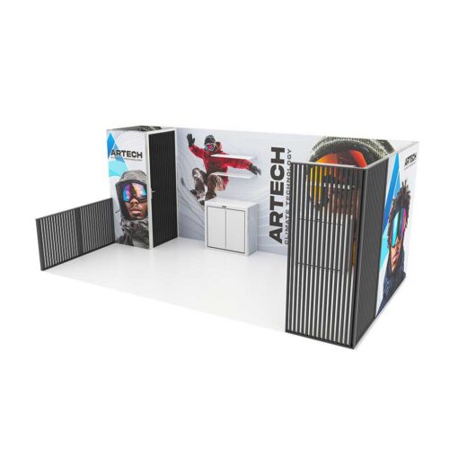 Impact Modco Louver 23 20×10 Modular Trade Show Display