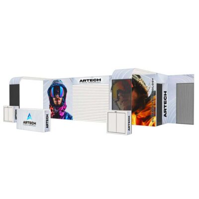 Impact Modco Louver 27 40×20 Modular Trade Show Display