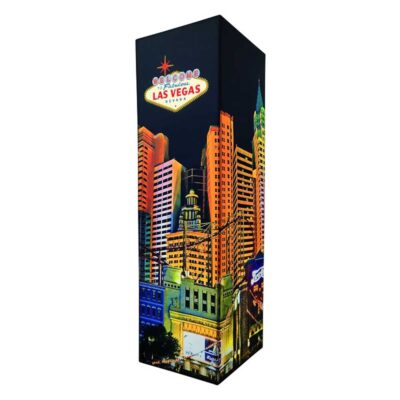 Impact Backlit Wave Tube Square Tower