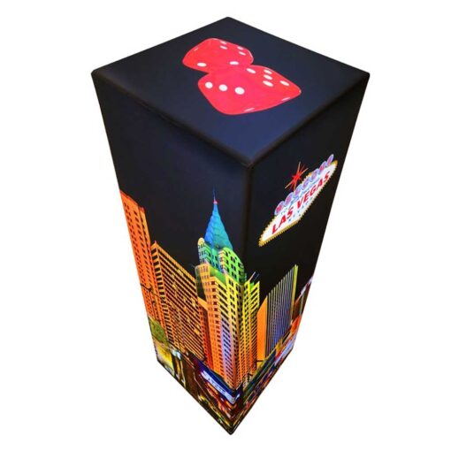 Impact Backlit Wave Tube Square Tower - Image 2
