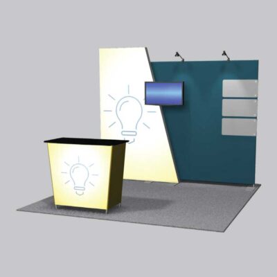 Featherlite Radiant – 10x10 RDT-109 Backlit Display