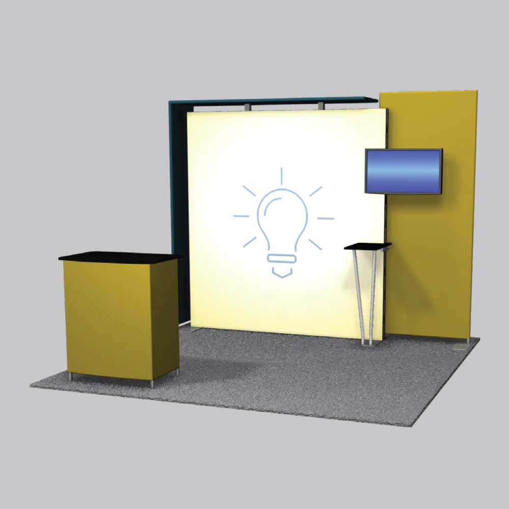 Featherlite Radiant – 10x10 RDT-110 Backlit Display