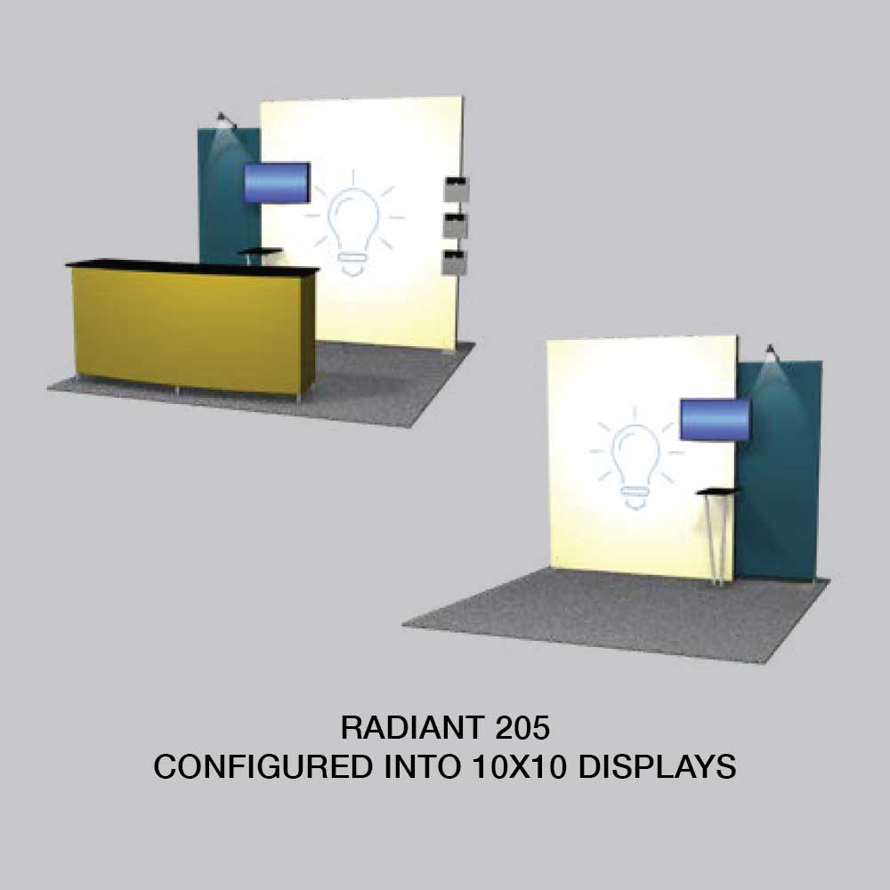 Featherlite Radiant – 10x20 RDT-205 Backlit Display - Image 2