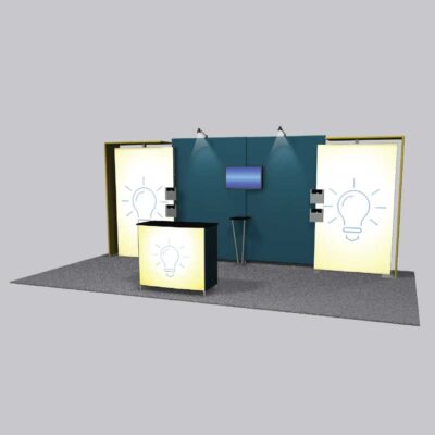 Featherlite Radiant – 10x20 RDT-207 Backlit Display