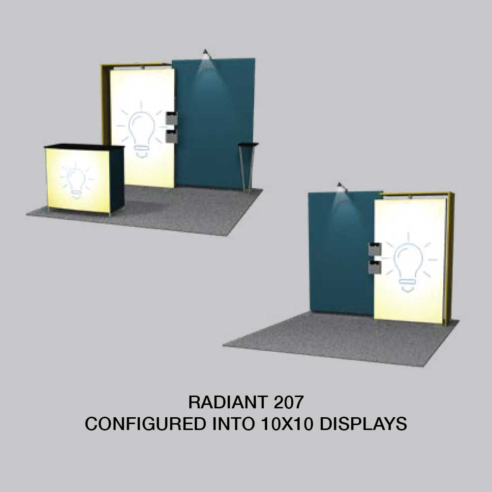 Featherlite Radiant – 10x20 RDT-207 Backlit Display - Image 2