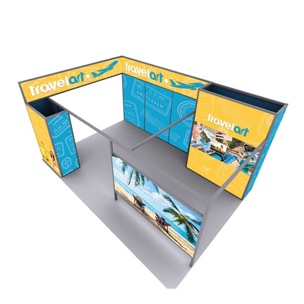 Cabo Modular Booth Display – Booth F | Customizable Trade Show Exhibit - Image 2