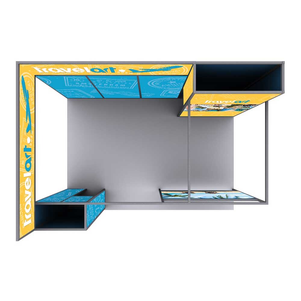 Cabo Modular Booth Display – Booth F | Customizable Trade Show Exhibit - Image 3