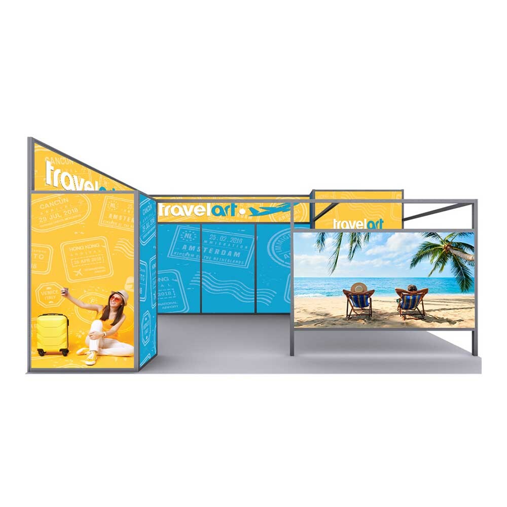 Cabo Modular Booth Display – Booth F | Customizable Trade Show Exhibit - Image 4