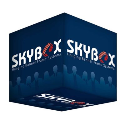 Cube Skybox Fabric Hanging Display
