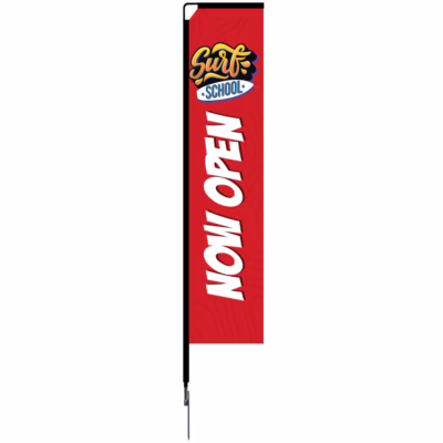 9.8 ft. Mamba Rectangle Flag Large